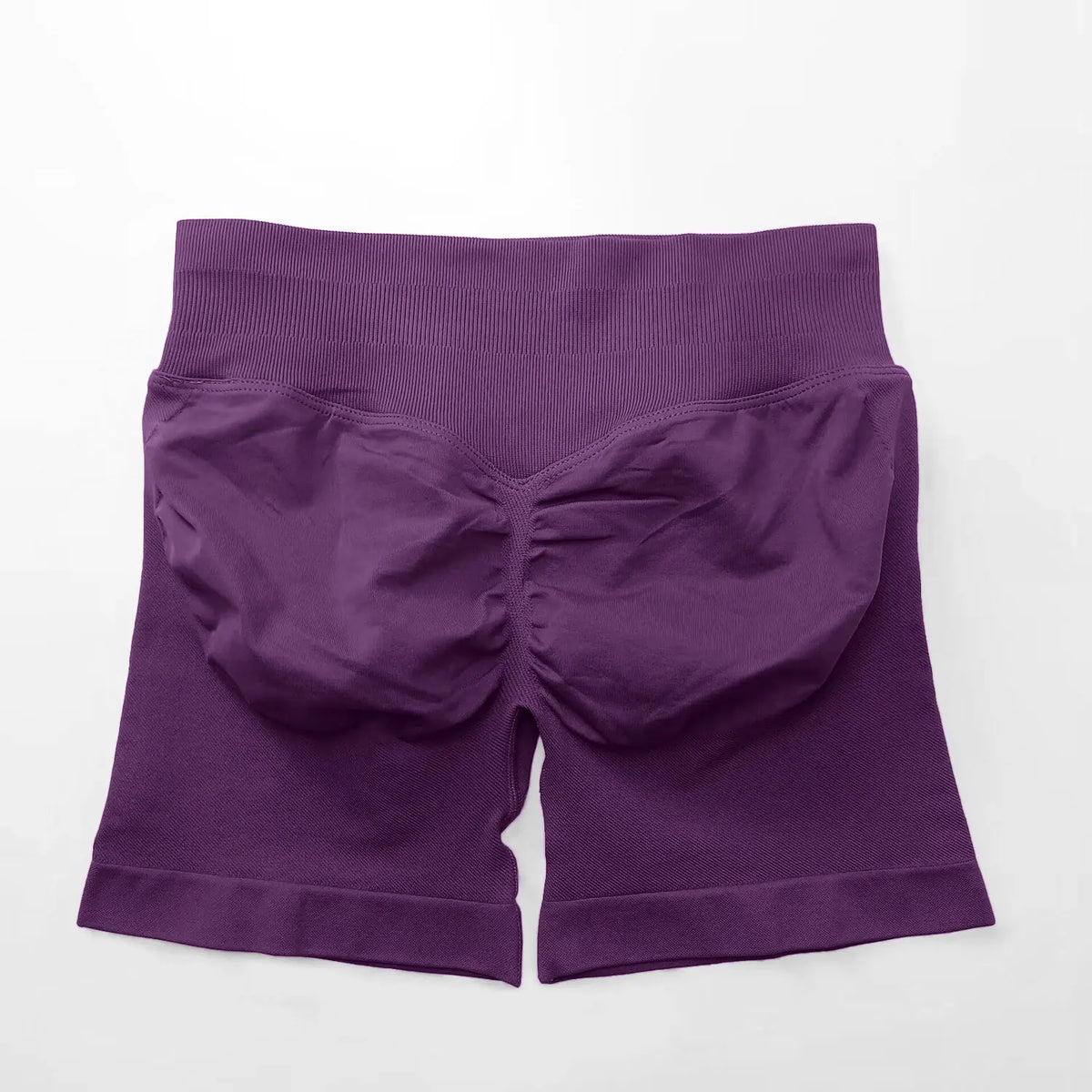 Short de sport côtelé sans coutures