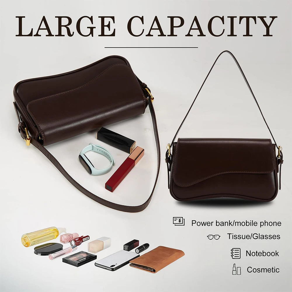 Sac baguette verni