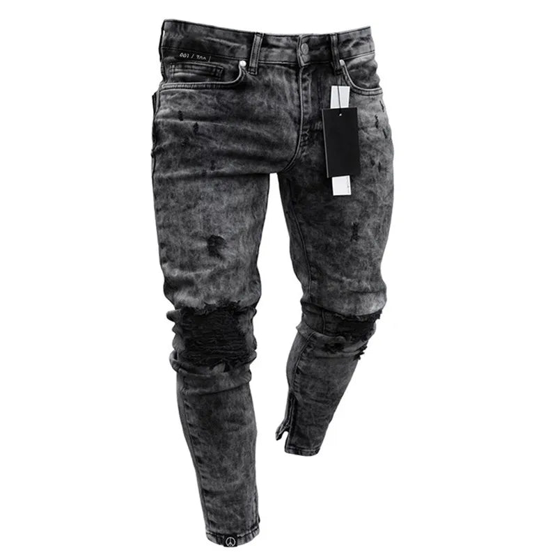 Jean cargo multipoches