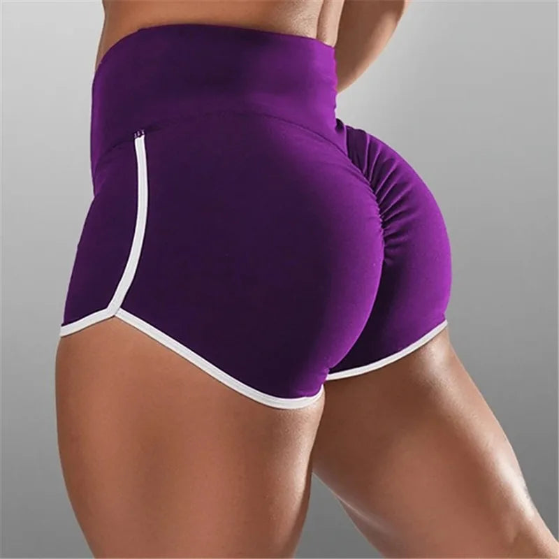 Short de sport taille haute