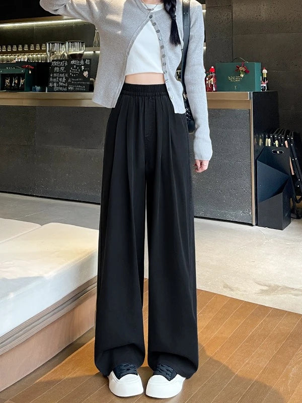 Jean ample taille haute