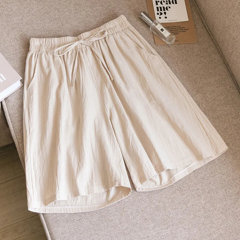 Short ample en coton