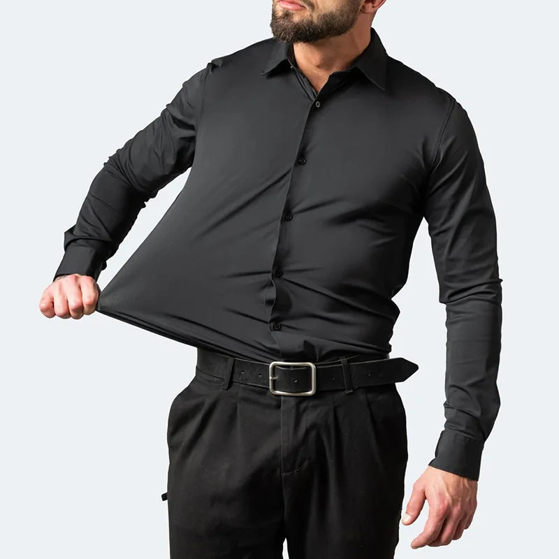 Chemise extensible coupe ajustée
