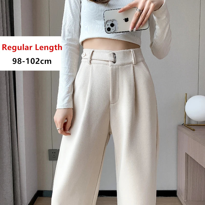 Pantalon large taille élastique