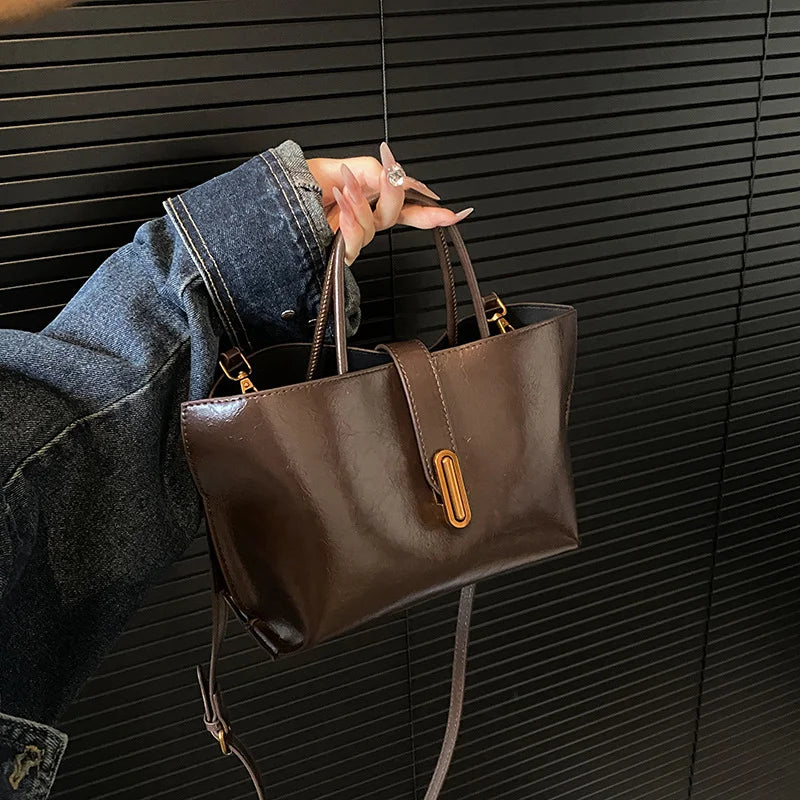 Sac carré kaki