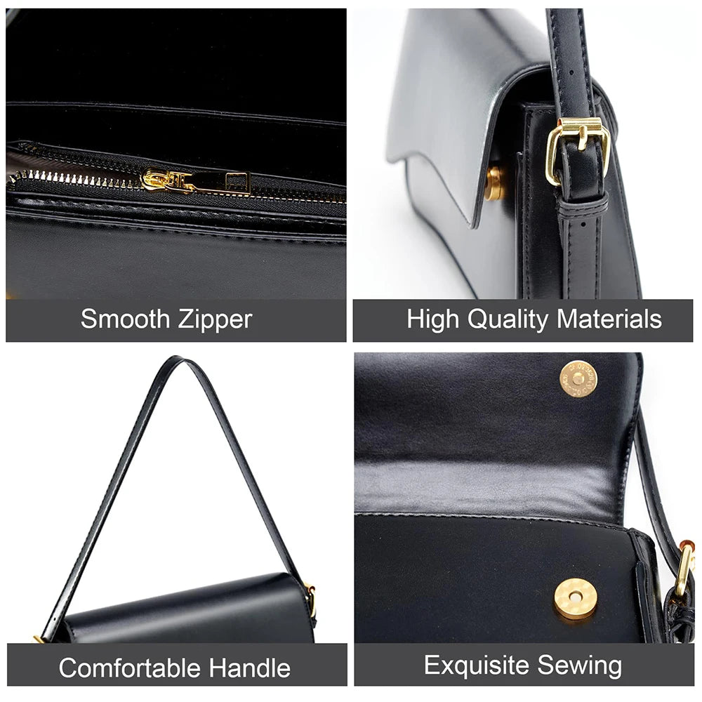 Sac baguette verni