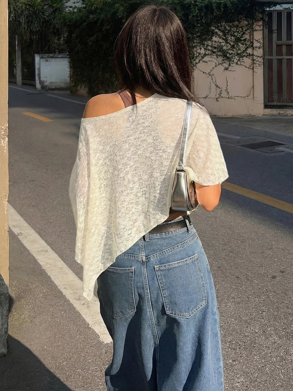 Top asymétrique en maille