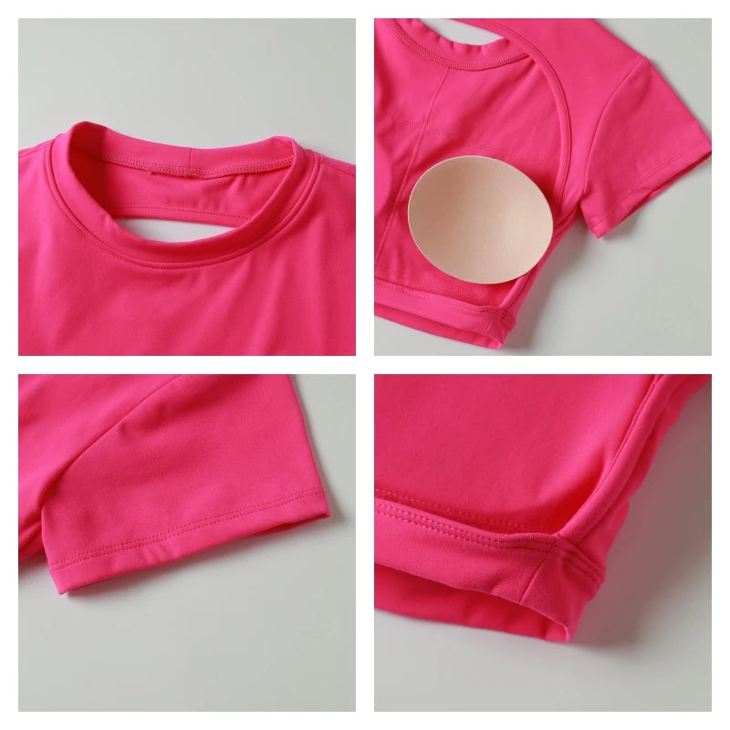 Crop top de sport dos nu