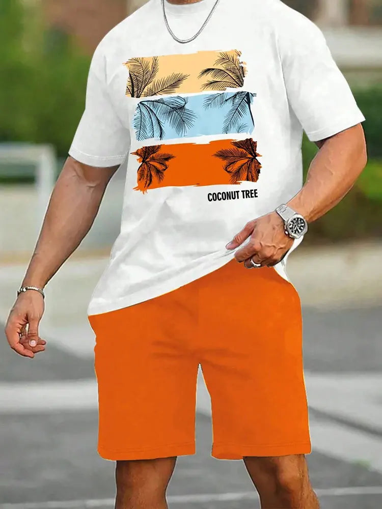 Ensemble t-shirt & short imprimé