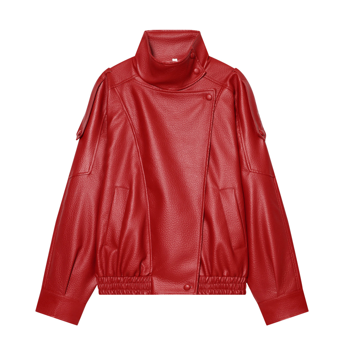 Veste ample effet cuir