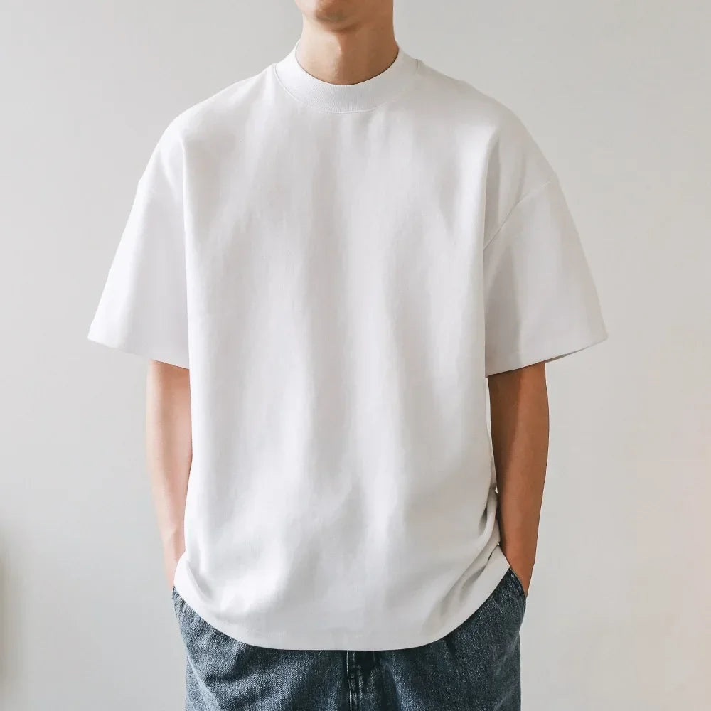 T-shirt épais à col ajusté