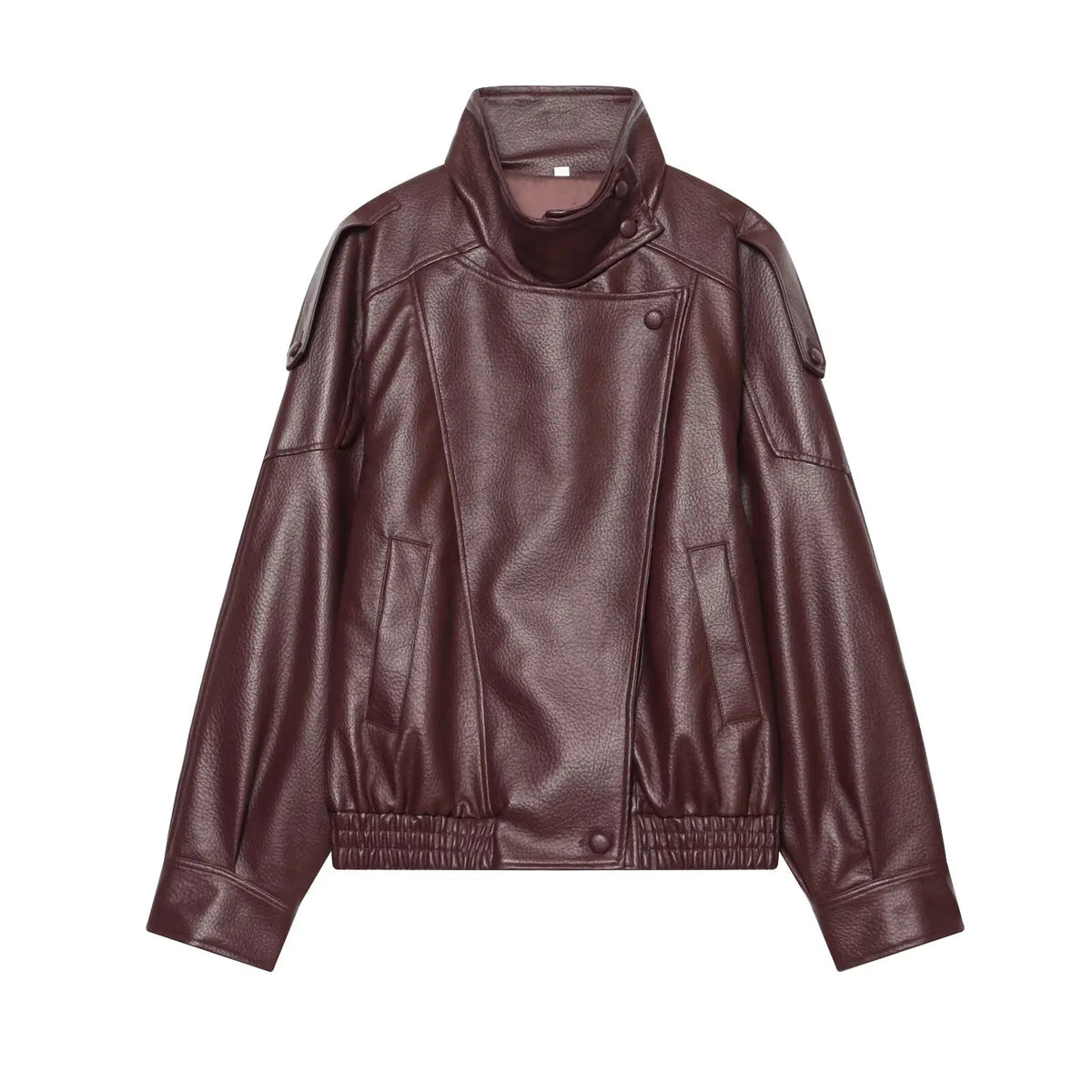 Veste ample effet cuir