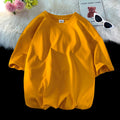 T-shirt ample uni en coton