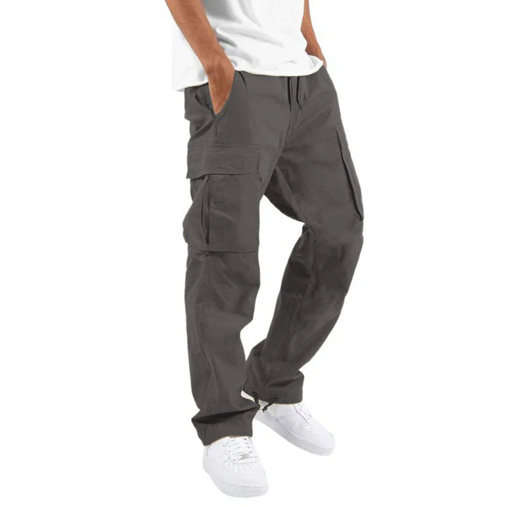Pantalon cargo ample multipoches
