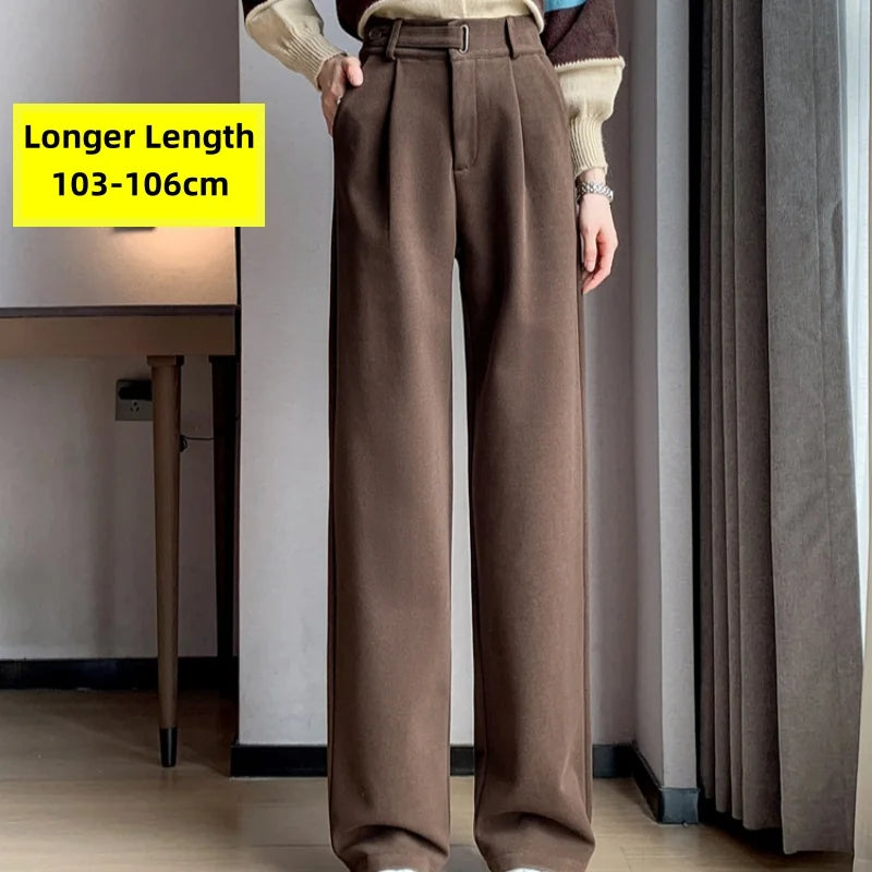 Pantalon large taille élastique