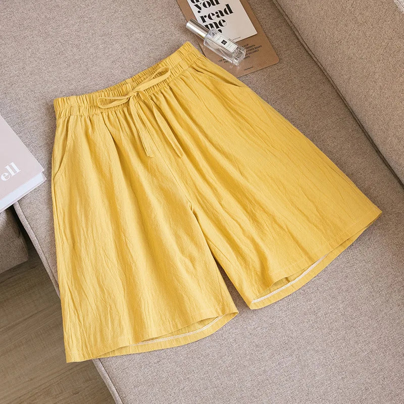 Short ample en coton