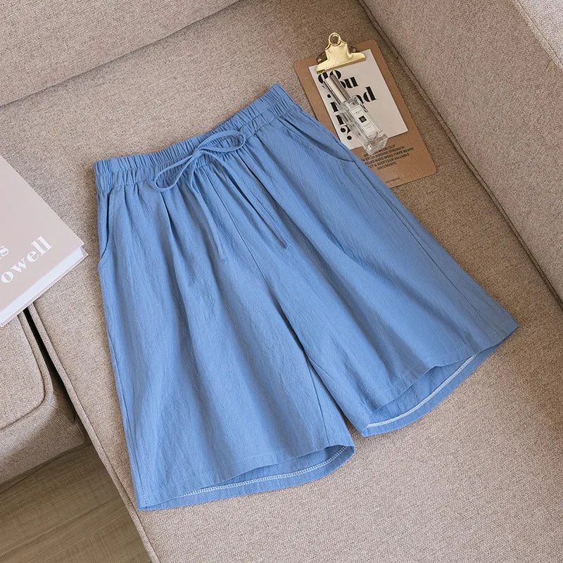 Short ample en coton