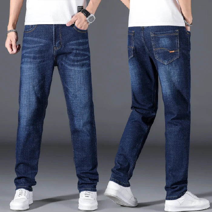 Jean droit extensible grande taille