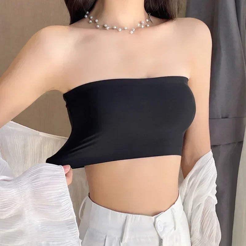 Top bandeau sans coutures