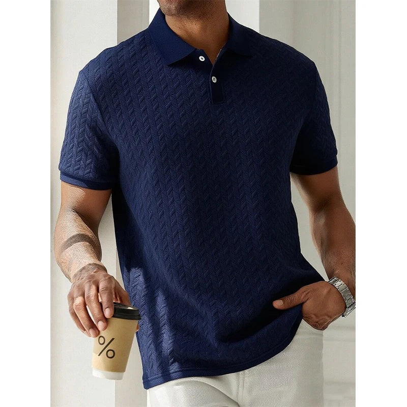 Polo uni coupe ajustée