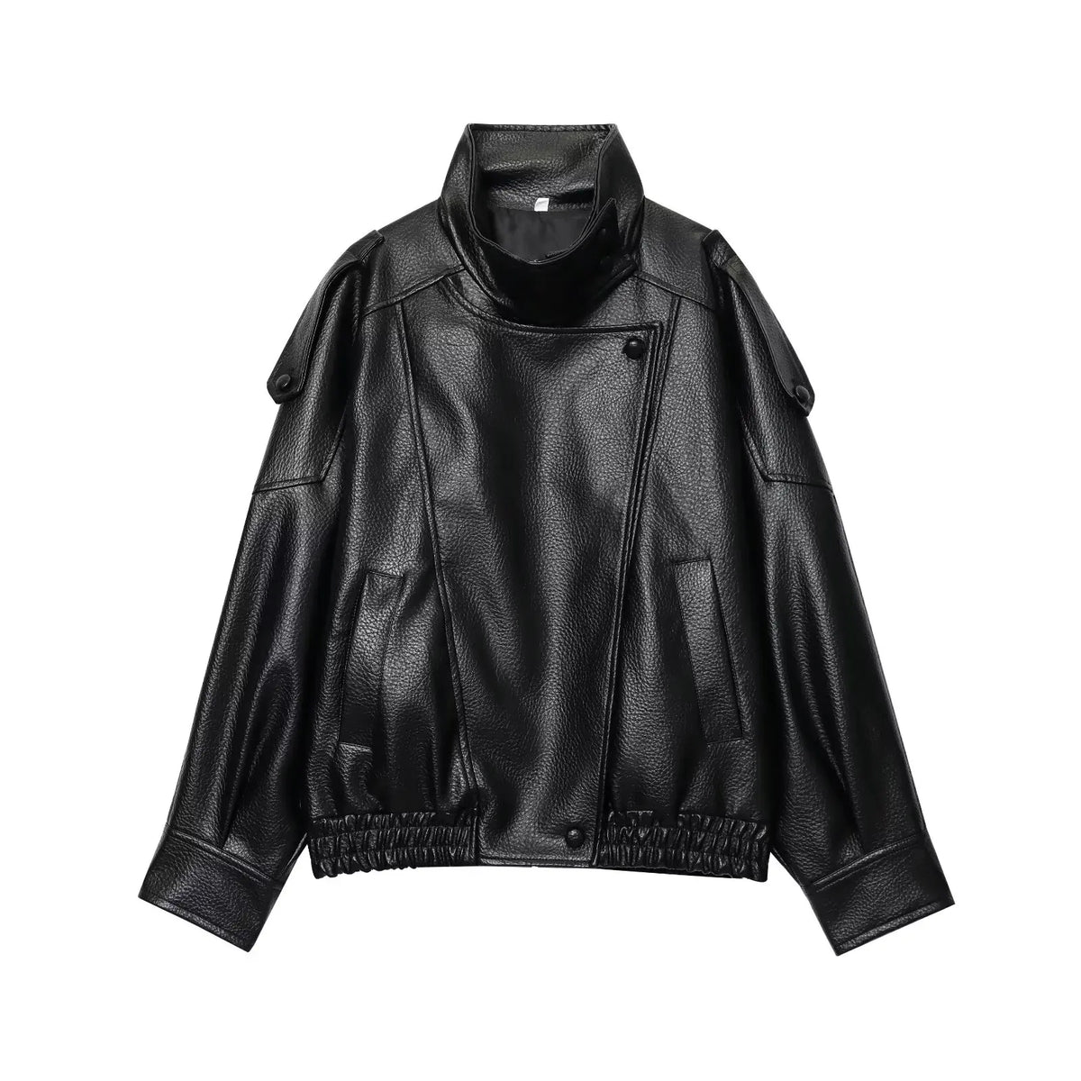 Veste ample effet cuir