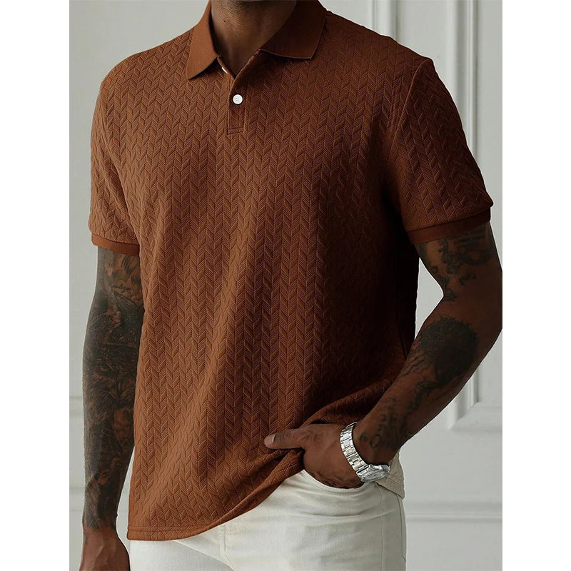 Polo uni coupe ajustée